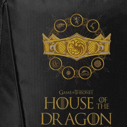 House of the Dragon Group Shot House Crests Crown V2 City Backpack