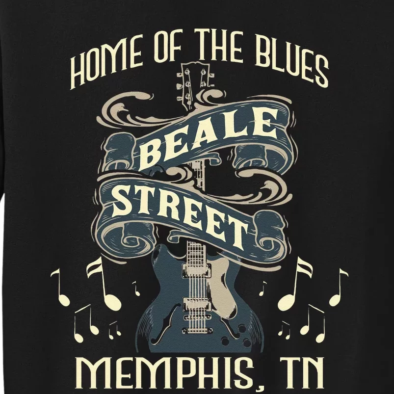 Home Of The Blues Beale Street Memphis Musician Guitarist Sweatshirt