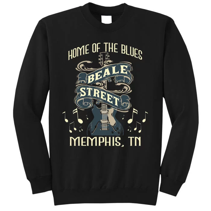 Home Of The Blues Beale Street Memphis Musician Guitarist Sweatshirt