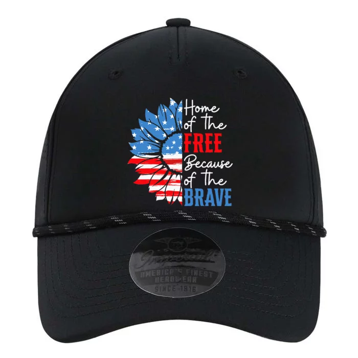 Home Of The Free Because Of The Brave Sunflower Performance The Dyno Cap