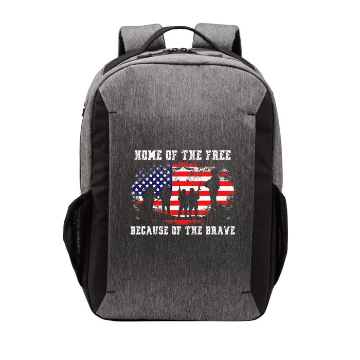 Home Of The Free Because Of The Brave Vector Backpack