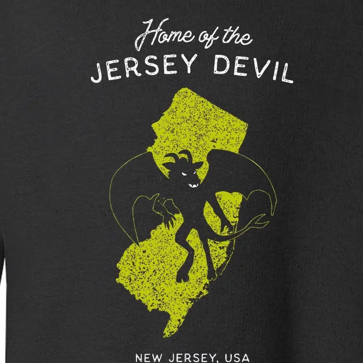 Home Of The Jersey Devil New Jersey Usa Toddler Sweatshirt