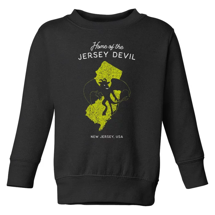 Home Of The Jersey Devil New Jersey Usa Toddler Sweatshirt