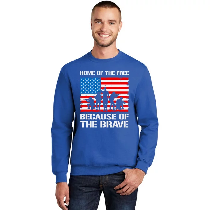 Home Of The Free Because Of The Brave Gift Sweatshirt