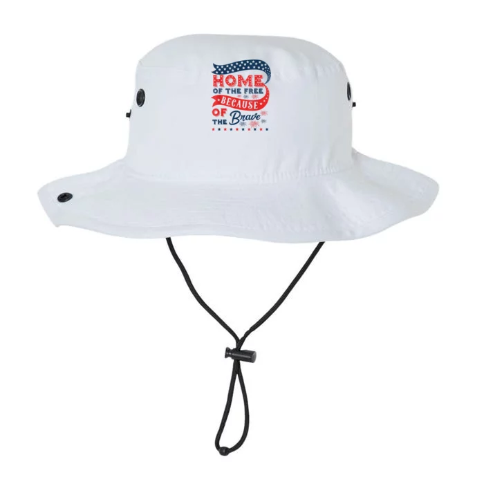 Home Of The Free Because Of The Brave Legacy Cool Fit Booney Bucket Hat