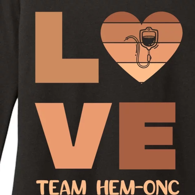 Hematology Oncology Team Black History Nurse Cancer Tech Cna Gift Womens CVC Long Sleeve Shirt