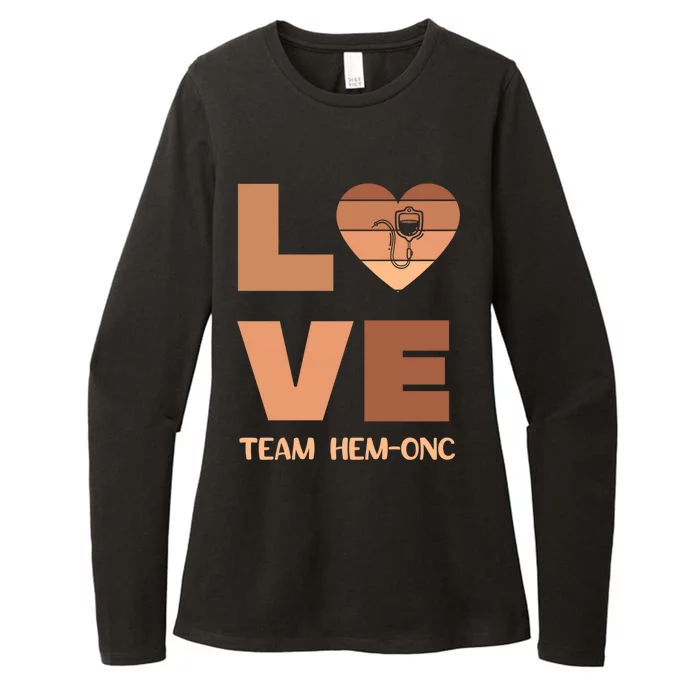 Hematology Oncology Team Black History Nurse Cancer Tech Cna Gift Womens CVC Long Sleeve Shirt