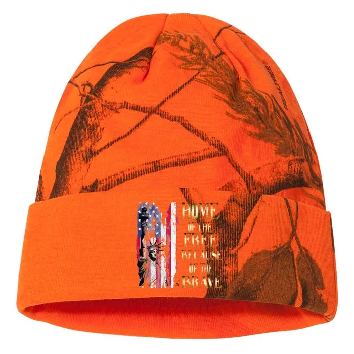 Home Of The Free Because Of The Brave Kati - 12in Camo Beanie