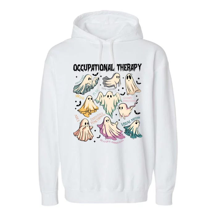 Halloween Occupational Therapy Garment-Dyed Fleece Hoodie