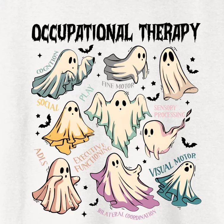 Halloween Occupational Therapy Women's Crop Top Tee