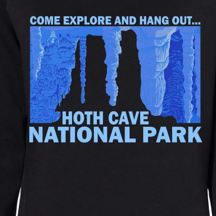 Hoth Ice Cave National Park Explore Womens California Wash Sweatshirt