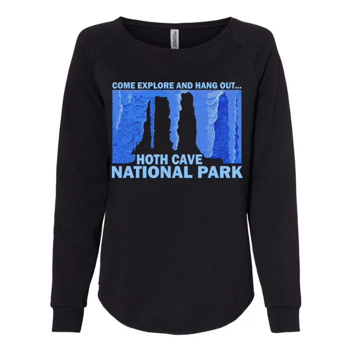 Hoth Ice Cave National Park Explore Womens California Wash Sweatshirt