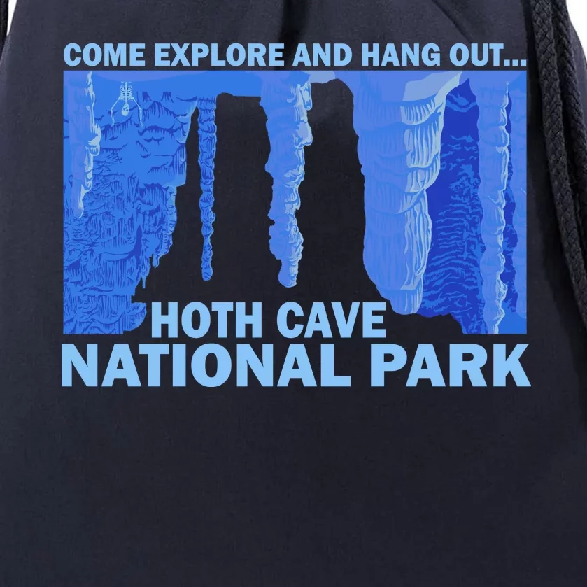 Hoth Ice Cave National Park Explore Drawstring Bag