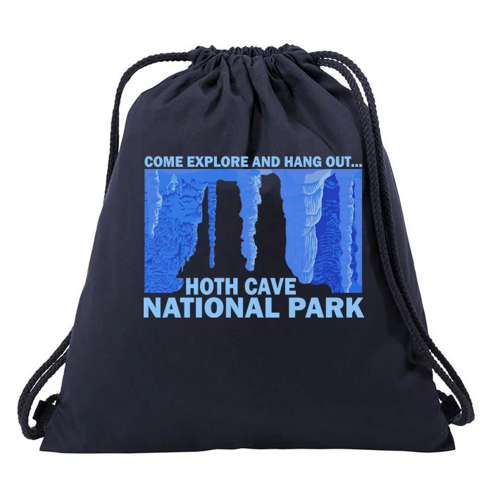 Hoth Ice Cave National Park Explore Drawstring Bag