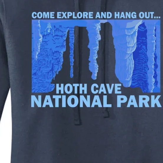 Hoth Ice Cave National Park Explore Women's Pullover Hoodie