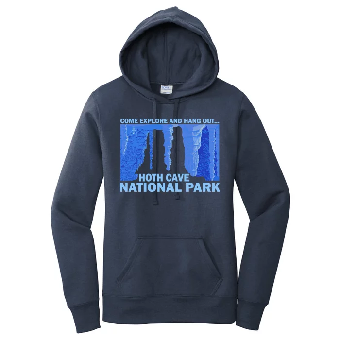 Hoth Ice Cave National Park Explore Women's Pullover Hoodie