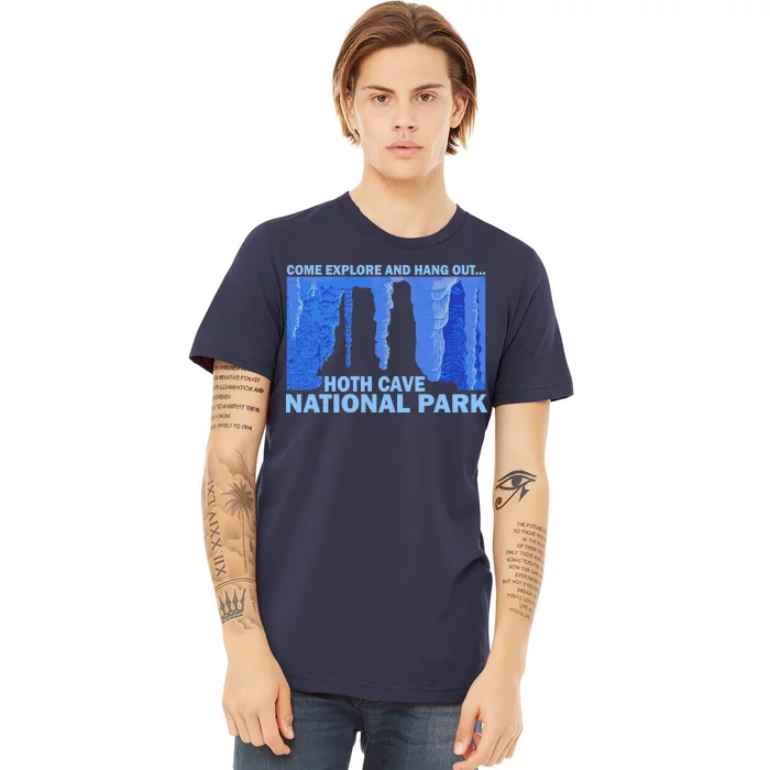 Hoth Ice Cave National Park Explore Premium T-Shirt