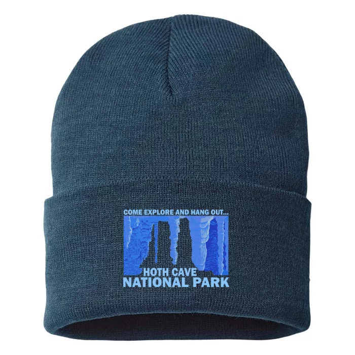 Hoth Ice Cave National Park Explore Sustainable Knit Beanie