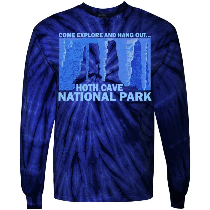 Hoth Ice Cave National Park Explore Tie-Dye Long Sleeve Shirt