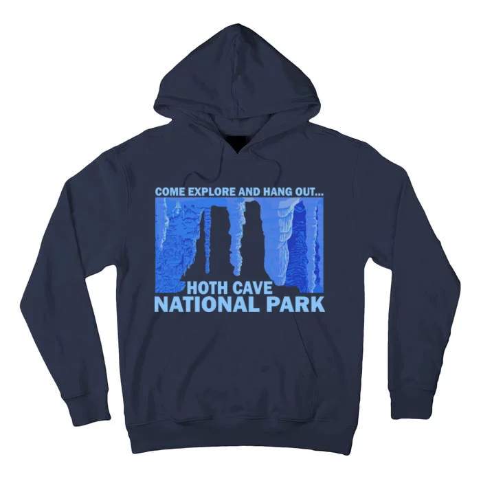 Hoth Ice Cave National Park Explore Tall Hoodie