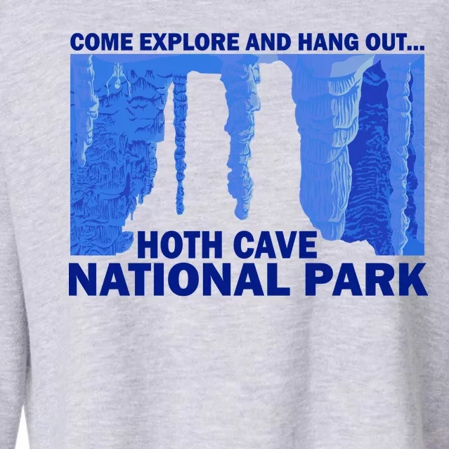 Hoth Ice Cave National Park Explore Cropped Pullover Crew