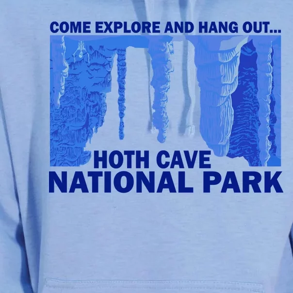 Hoth Ice Cave National Park Explore Unisex Surf Hoodie