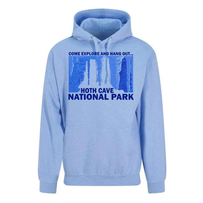 Hoth Ice Cave National Park Explore Unisex Surf Hoodie