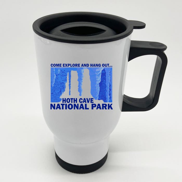 Hoth Ice Cave National Park Explore Front & Back Stainless Steel Travel Mug