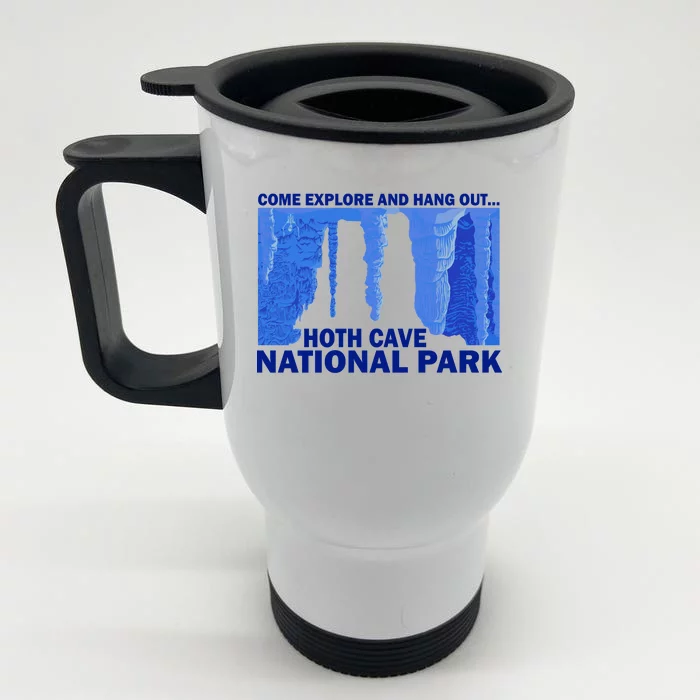 Hoth Ice Cave National Park Explore Front & Back Stainless Steel Travel Mug