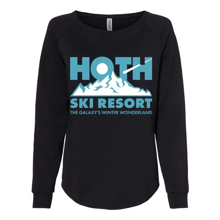 Hoth Ski Resort The Galaxy's Winter Wonderland Womens California Wash Sweatshirt