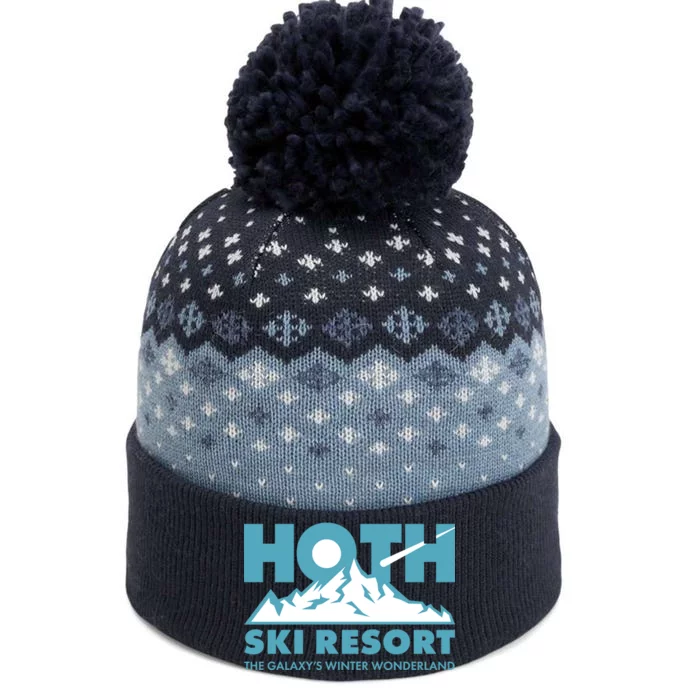 Hoth Ski Resort The Galaxy's Winter Wonderland The Baniff Cuffed Pom Beanie