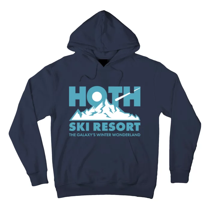 Hoth Ski Resort The Galaxy's Winter Wonderland Hoodie