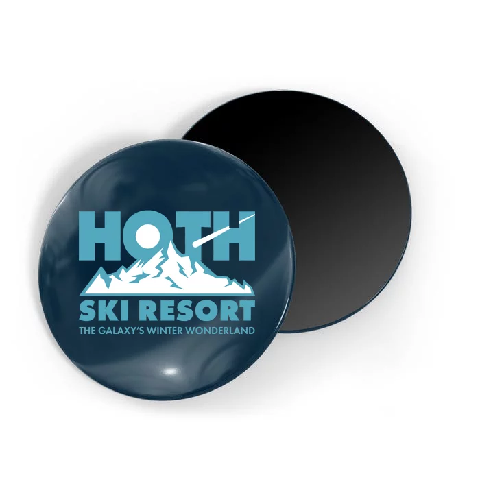 Hoth Ski Resort The Galaxy's Winter Wonderland Magnet