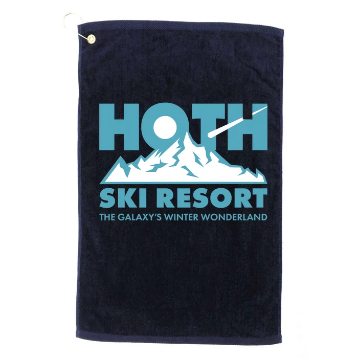 Hoth Ski Resort The Galaxy's Winter Wonderland Platinum Collection Golf Towel