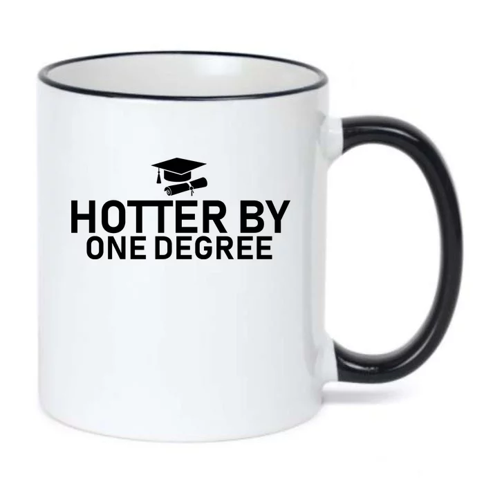 Hotter By One Degree Black Color Changing Mug