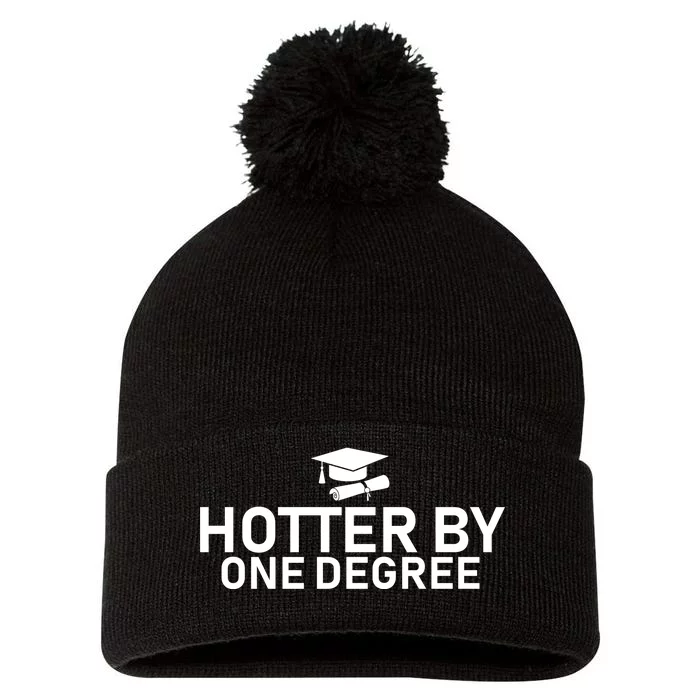 Hotter By One Degree Pom Pom 12in Knit Beanie