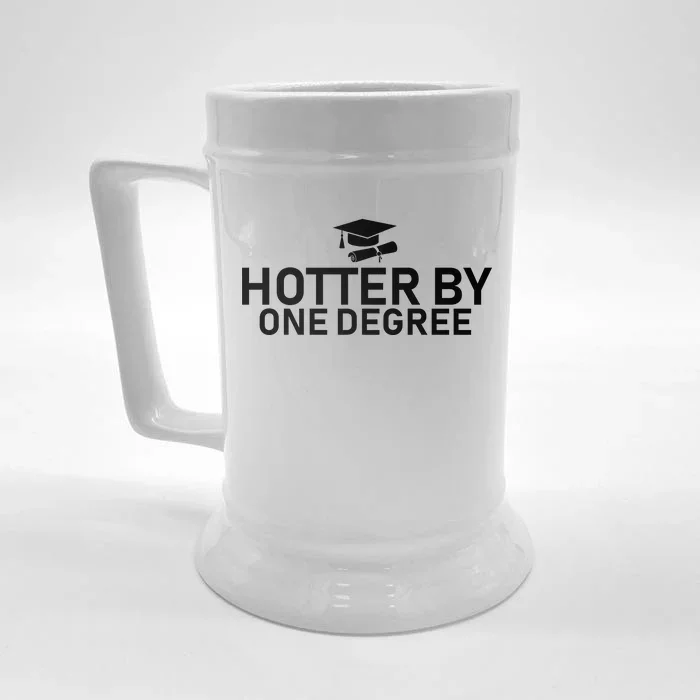 Hotter By One Degree Front & Back Beer Stein