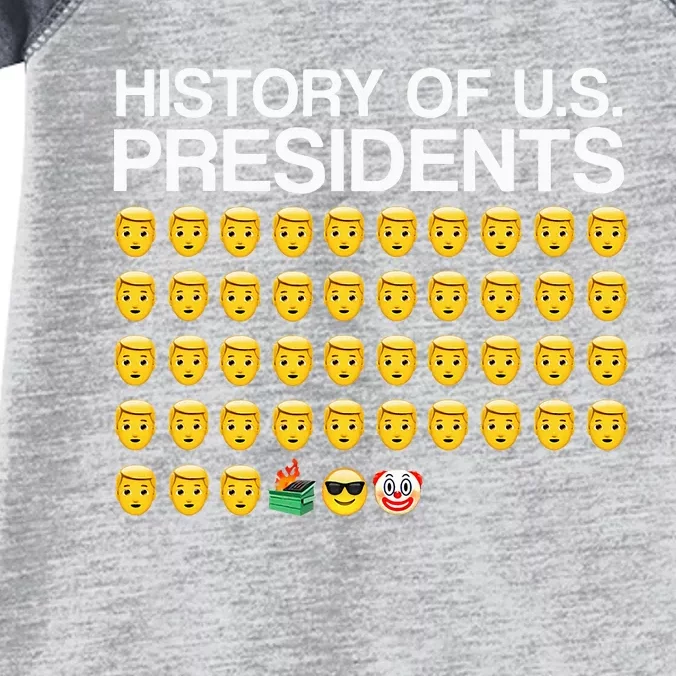 History Of Us Presidents Funny Bi.Den Infant Baby Jersey Bodysuit