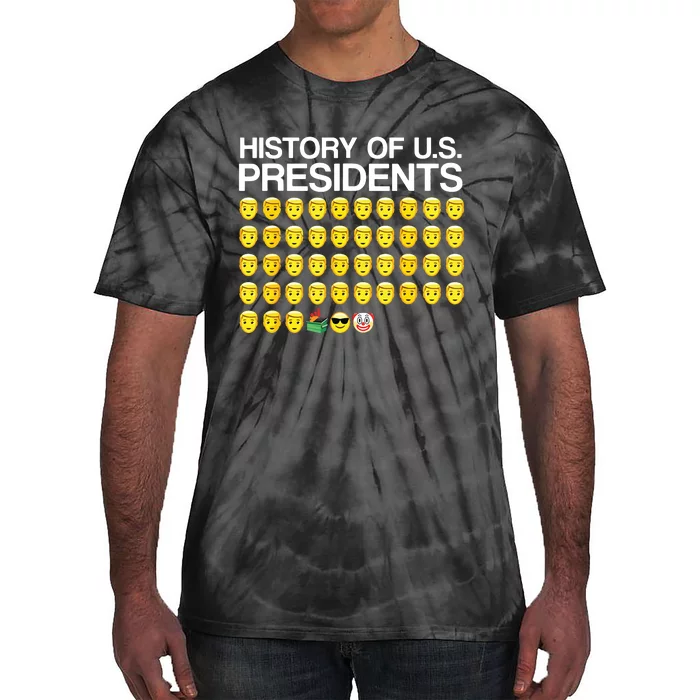 History Of Us Presidents Funny Biden Tie-Dye T-Shirt