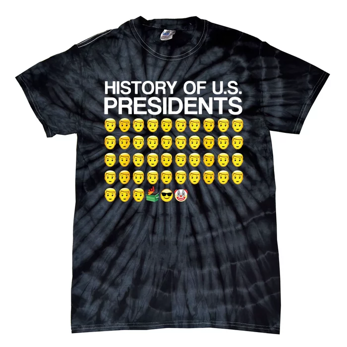 History Of Us Presidents Funny Biden Tie-Dye T-Shirt