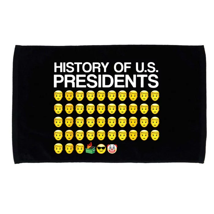 History Of Us Presidents Funny Biden Microfiber Hand Towel