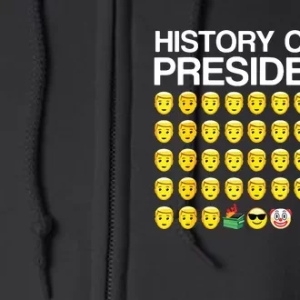 History Of Us Presidents Funny Biden Full Zip Hoodie