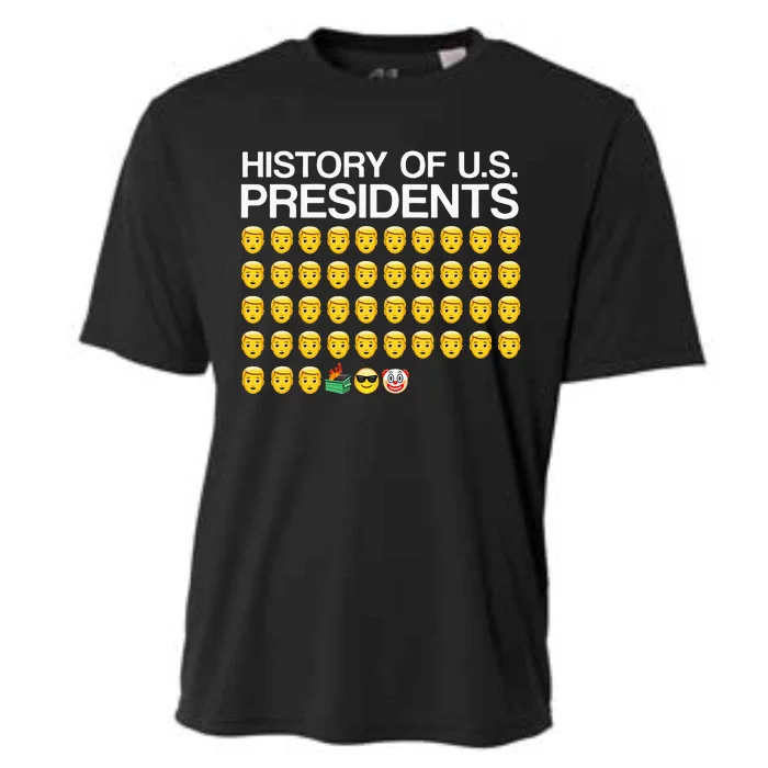 History Of US Presidents Funny Bi Den Cooling Performance Crew T-Shirt