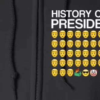 History Of US Presidents Funny Bi Den Full Zip Hoodie