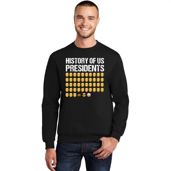 History Of US Presidents, USA Presidents Emoji Fun, Funny Emojis USA Sweatshirt