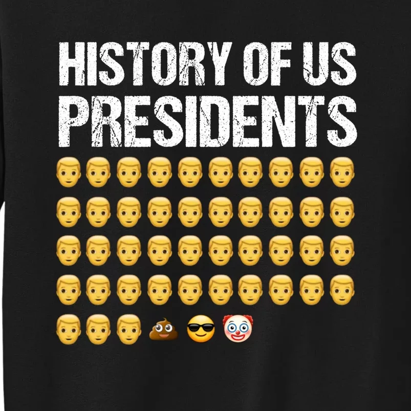 History Of US Presidents, USA Presidents Emoji Fun, Funny Emojis USA Sweatshirt