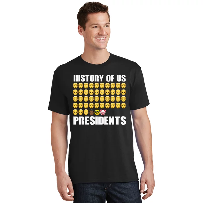 History Of US Presidents 46th Clown President Biden T-Shirt