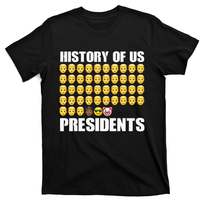 History Of US Presidents 46th Clown President Biden T-Shirt