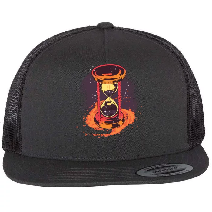 Hourglass Flat Bill Trucker Hat