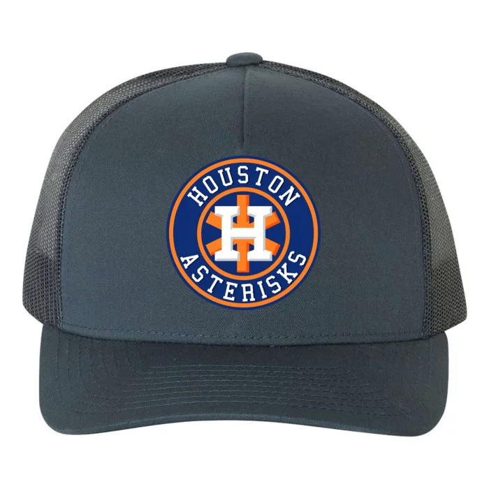 Houston Asterisks Baseball Cheated In 2017 Yupoong Adult 5-Panel Trucker Hat